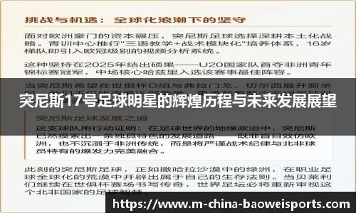 突尼斯17号足球明星的辉煌历程与未来发展展望